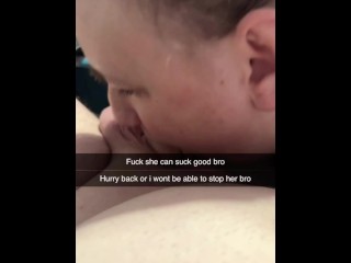 Fucked my sister in law on snapchat to her husband, shes having my baby. Snapchat cheating.