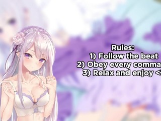 Emilia helps you to relax (Soft JOI)