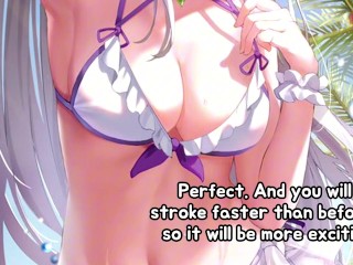 Emilia helps you to relax (Soft JOI)