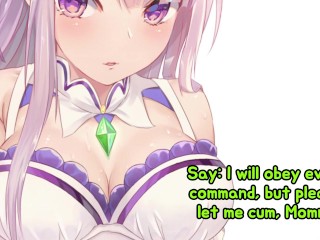 Emilia helps you to relax (Soft JOI)