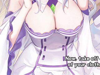 Emilia helps you to relax (Soft JOI)