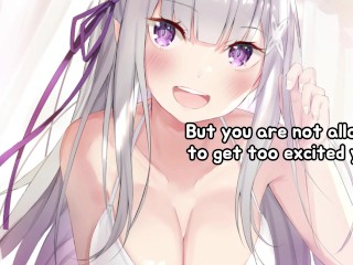 Emilia helps you to relax (Soft JOI)