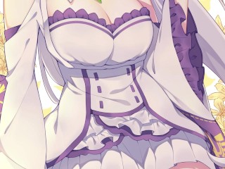 Emilia helps you to relax (Soft JOI)