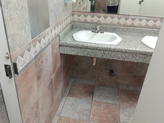 Public masturbation in a McDonald's bathroom. The door opens and I almost get caught!