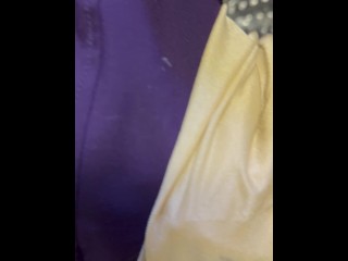 POV: SNIFFING A REAL 26F FLIGHT ATTENDANT’S PUSSY SCENT OFF OF HER DIRTY ✈️ UNIFORM PANTYHOSE