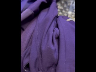 POV: SNIFFING A REAL 26F FLIGHT ATTENDANT’S PUSSY SCENT OFF OF HER DIRTY ✈️ UNIFORM PANTYHOSE