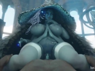 Fill Her Up - Thick Ranni Anal Creampie Squirting and Cumflation [Elden Ring Animation] [TDonTran]