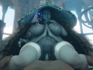 Fill Her Up - Thick Ranni Anal Creampie Squirting and Cumflation [Elden Ring Animation] [TDonTran]