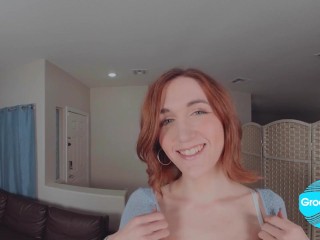 GROOBYVR - Rachael Belle Intimate Sex On Her Movie Date