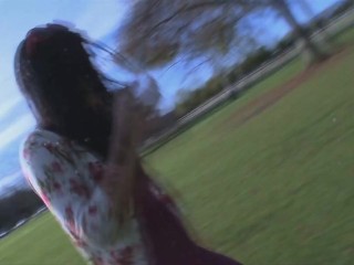 Horny Brunette Gives A Blowjob And Takes A Hard Dick In Her Shaved Pussy- Skankery