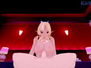 Shiranui Flare and I have intense sex at a love hotel. - Hololive VTuber POV Hentai