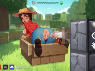 Minecraft Porn Girl Is Cumming and Shaking (She Likes It Hard) | Lovely Craft Piston Trap pt. 8