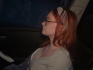 Movie Theater Date With My Nympho Girlfriend - Creampie and Cum on Her Face