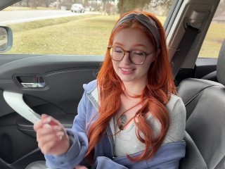 Movie Theater Date With My Nympho Girlfriend - Creampie and Cum on Her Face