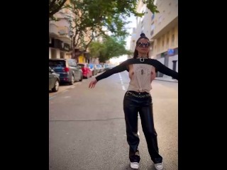 SIDE BOOB! Tits too big for my top! 🔥 Why even wear anything?