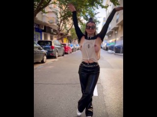 SIDE BOOB! Tits too big for my top! 🔥 Why even wear anything?