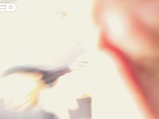 SWINGER COUPLE CAUGHT PUBLIC CAMERA MAN INCLUDED