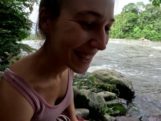 She sucked my cock in public and swallowed all at the end