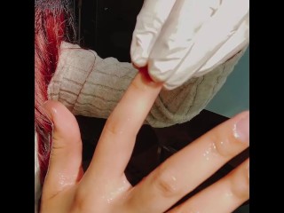 日本人少女 手フェチぬるぬるマッサージ