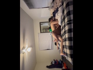 STEP SISTER GETS Cream PIED while parents are GONE