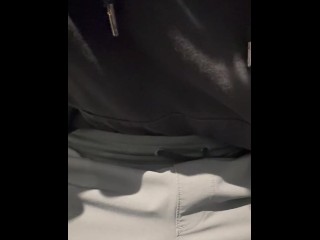 Loud breathing in the office and my cock erupting like a volcano – close-up with veins🥲