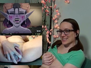 DERPIXON Fandeltales - REACT - MILF Rides Bad Dragon Dildo Watching The Cursed Prince