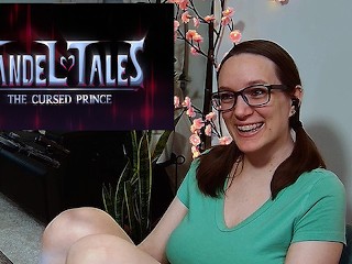 DERPIXON Fandeltales - REACT - MILF Rides Bad Dragon Dildo Watching The Cursed Prince