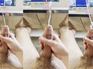 Majestätischer Höhepunkt – Unbeschnittener Schwanz, kraftvolle Schüsse & intensives Stöhnen!