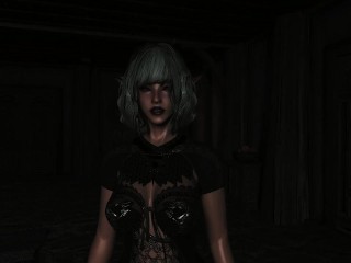 Galmar Fucks a Sexy Bosmer Spy, Lirael – A Skyrim Cinematic Porn Animation