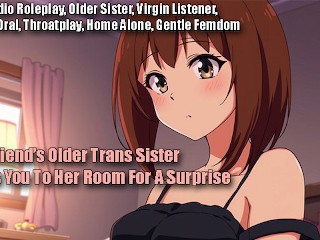 [TF4M] Your Best Friend’s Older Trans Sister Invites You To Her Room For A Surprise [ASMR Roleplay]