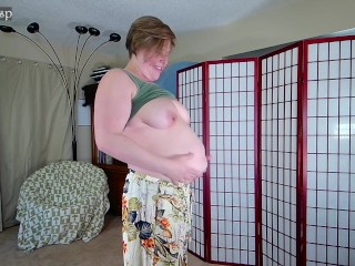 Preview: Jiggling and Dropping Titties and Belly | Jumping Up and Down For Belly And Boob Flops