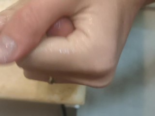 My evening routine is to rub my feet and wash my body