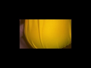 Yellow dress fucked while camping