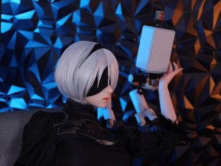 🌟🌟🌟Gamelady🌟🌟🌟 NieR:Automata's 2B Life Sized, Adult Industry Action Figure. Reveiw.