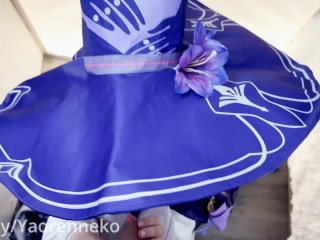 The Herta cosplay Honkai Star Rail - A blowjob and some sex with Herta