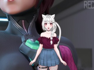 D.Va - Footjob (Redmoa)