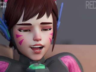D.Va - Footjob (Redmoa)