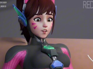 D.Va - Footjob (Redmoa)