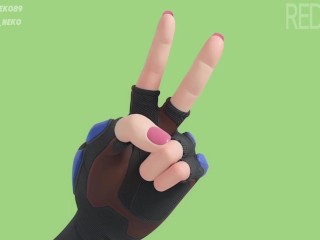 D.Va - Footjob (Redmoa)