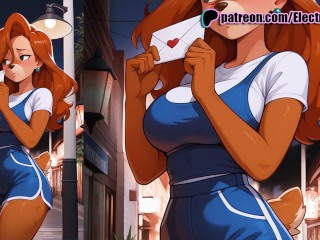 Roxanne from the Goofy Movie fucked raw and dripping