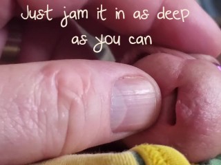 Beautiful Frenum Cock "tongue in peehole please"