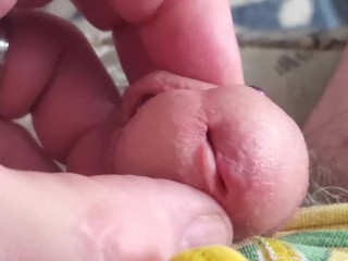 Beautiful Frenum Cock "tongue in peehole please"