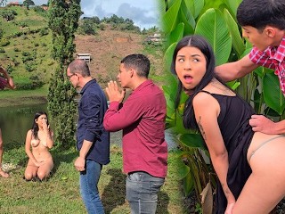 MY FATHER-IN-LAW'S EMPLOYEE FUCKS MY FIANCÉE IN THE ASS ON THE RANCH