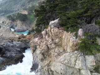 OCEANFRONT (CLIFFSIDE) SEX ON THE EDGE OF CALIFORNIA