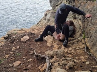 OCEANFRONT (CLIFFSIDE) SEX ON THE EDGE OF CALIFORNIA