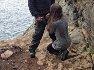 OCEANFRONT (CLIFFSIDE) SEX ON THE EDGE OF CALIFORNIA