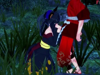 Rias Gremory kimono temple fucked | HS DXD NTR madnees E9 |Full & POV on patreon: Fantasyking3