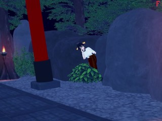 Akeno Blindfolded BJ kuroka change | HSDXD NTR madness E9 | Full & POV on patreon: Fantasyking3