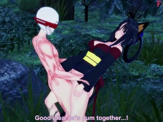 Akeno Blindfolded BJ kuroka change | HSDXD NTR madness E9 | Full & POV on patreon: Fantasyking3