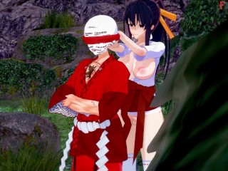 Akeno Blindfolded BJ kuroka change | HSDXD NTR madness E9 | Full & POV on patreon: Fantasyking3